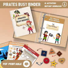 Load image into Gallery viewer, Pirate Busy Binder Printable