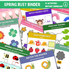 Load image into Gallery viewer, Spring Busy Binder Printable