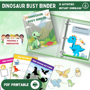 Dinosaur Busy Binder Printable