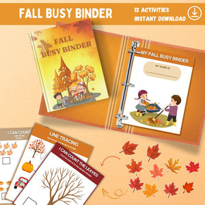 Fall Busy Binder Printable