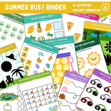 Load image into Gallery viewer, Summer Busy Binder Printable
