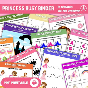 Princess Busy Binder Printable