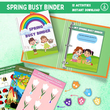 Load image into Gallery viewer, Spring Busy Binder Printable
