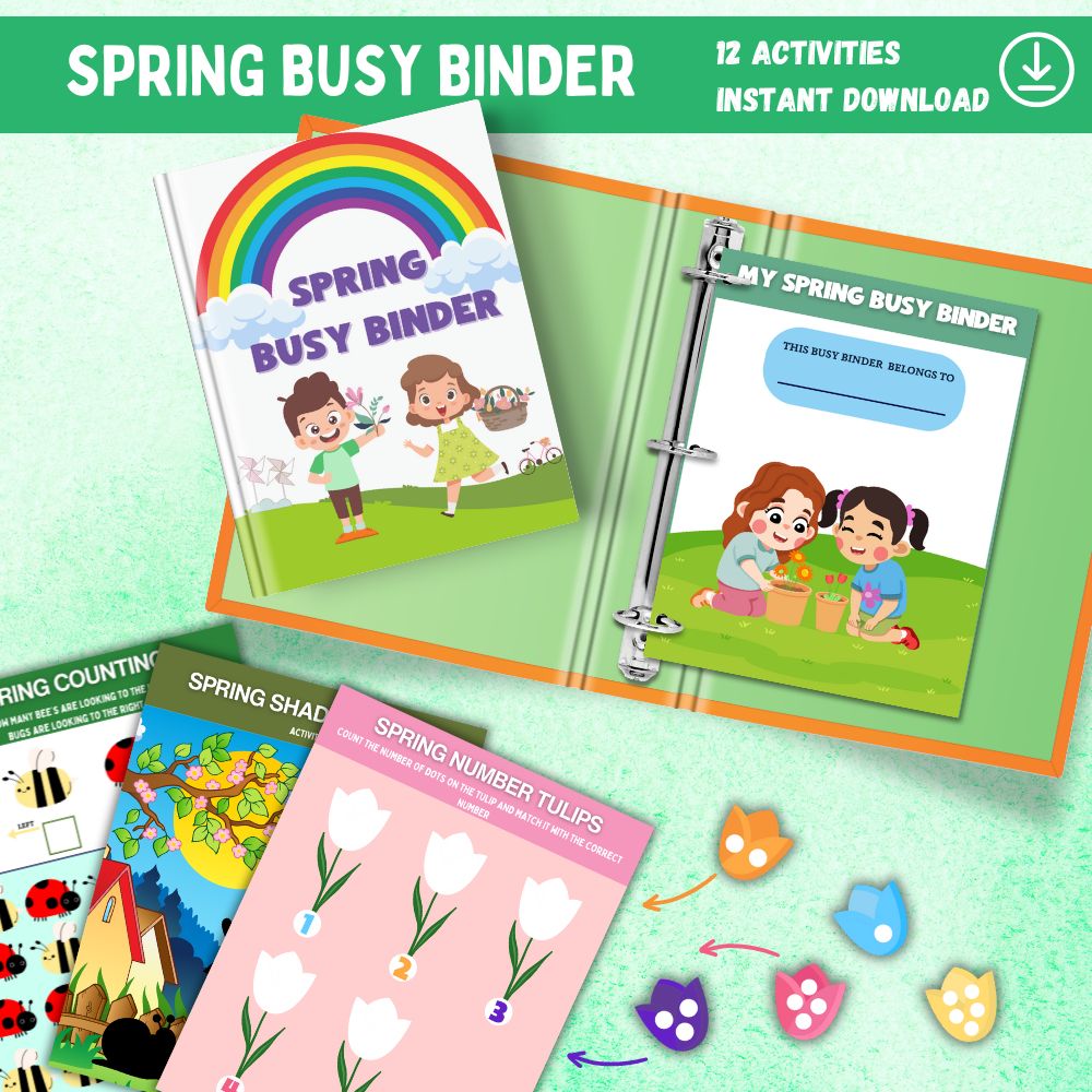 Spring Busy Binder Printable