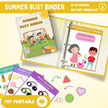 Load image into Gallery viewer, Summer Busy Binder Printable
