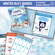 Load image into Gallery viewer, Winter Busy Binder Printable
