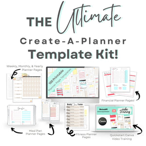 The Ultimate Create-A-Planner Template Kit